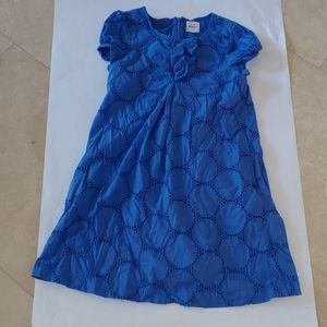 NWOT Mini Boden Cornflower Blue Short sleeve Dress